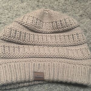 Tough Tan Woven Winter Beanie